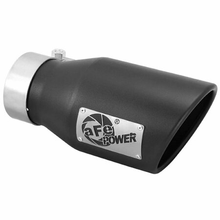 ADVANCED FLOW ENGINEERING Stainless Steel Black Bolt-On Exhaust Tip - 3 x 4.5 x 9 in. 49T30451-B09